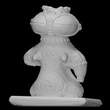 figurine female scan ancient body sculpture symbol woman relief abstract ceramics statuette jomon 3d print model - Mito3D