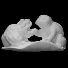 kappa sapo hand wrestling hoja escanear accesorio animal tallado figura escultura mito lucha netsuke kimono boj 3d print model - Mito3D