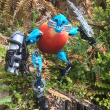 lego bionicle food adapter apple competition fruit toy compatible potato 3d print model - Mito3D