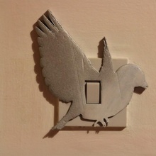 güvercin ışık değiştirmek mağaza Noel hayvan yatak odası kuş örtmek kılıf dekorasyon yuva anahtarı Bayram dekor oyun 3d print model - Mito3D