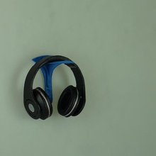 pulire furtivo headphone stand gadgets elettronica concorso linus tech consigli cuffie design 3d print model - Mito3D