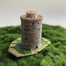 blanco torre Tesalónica Grecia arquitectura juego azar medieval europeo miniatura Europa punto referencia excursión minimundo salonika hellas 3d print model - Mito3D