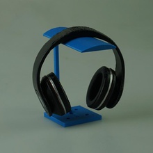 juggernaut - 2 1 wall desk headphone stand chris woodle gadgets & electronics competition-linus-tech-tips-headphone-design 3d print model - Mito3D