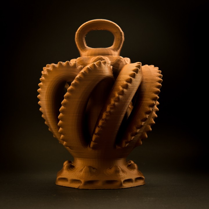 reliquia vaso giardino arte ciotola contenitore Gotico orrore perso matematica pentola spaventoso polpo antico cthulhu tentacolo brocca casalinghi sottomarino 3D print model - Mito3D