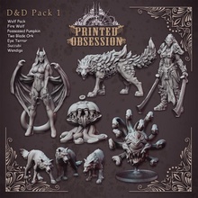 ultimate d&d collection 1 - 8 stls included tabletop christmas dragon games gift hell kickstarter printed fury 3 dnd heaven obsession beholder sucubus hath 3d print model - Mito3D