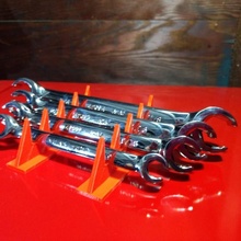 4 slot wrench rail tool combination crafstman 3d print model - Mito3D