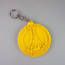 medalha psg fan art futebol chaveiro logotipos parissaintgermain 3d print model - Mito3D