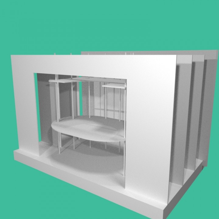 tram desiderio impostato design tinkercad 3D print model - Mito3D