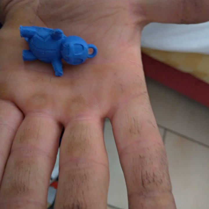 chaveiro esquilo 3D print model - Mito3D
