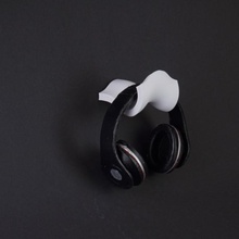curved headphone mount multiple headphones gadgets & electronics competition-linus-tech-tips-headphone-design 3d print model - Mito3D