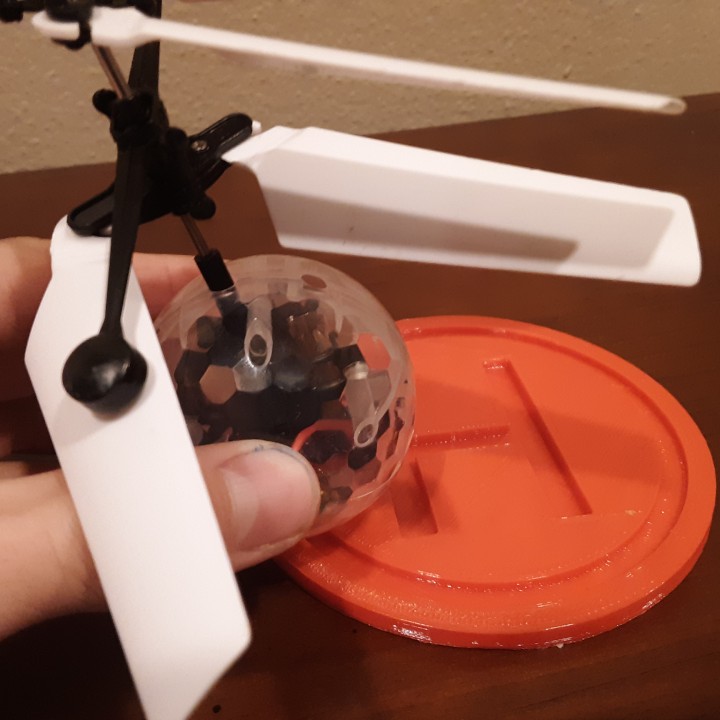 Hubschrauber Landung Pad Pilot Luft 5 Gebäude light up helicopter 3D print model - Mito3D