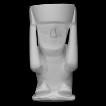 Gemi taramak şekil insan adam erkek Tanrı dini ev eşyaları Inca ilahi antropomorfik tören 3d print model - Mito3D