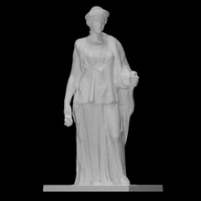so called pomona fiore minore scansione antico femmina dea scultura donna culto in piedi 3d print model - Mito3D