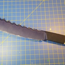rip jaw prop weapon cosplay knife blade 3d print model - Mito3D