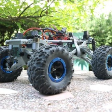 myrccar 1 10 mtc châssis actualisé personnalisable monstre camion robot d'exploration échelle rc voiture voitures réduction boîte vitesses 3d imprimé 3d print model - Mito3D