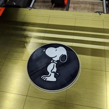 snoopy coaster peanuts 3d print model - Mito3D