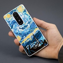 oneplus 6 phone case starry night van gogh gadgets & electronics art artwork painting color phonecase multicolor 3d print model - Mito3D