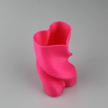 spun heart vase & garden love iloveyou 3d print model - Mito3D