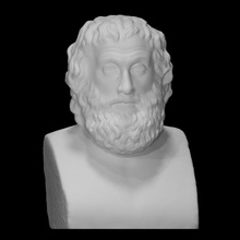 identificado retrato Varredura antigo fracasso cara escultura estátua barba mármore masculino 3d print model - Mito3D