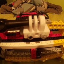 Lego gopro adaptör 3d print model - Mito3D