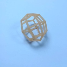 dual graph wireframe education geometric 3d print model - Mito3D