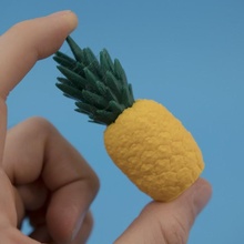 ananas minuscule tailles 3d fruit miniature analyse scanné 3d print model - Mito3D