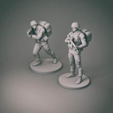 guardas exército lutador soldado arma armas guarda combate marinho ejercito 3d print model - Mito3D