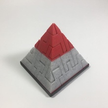 Pyramide Puzzle Spielzeuge Spiele einfach Spaß print place Punkt Stücke 3d print model - Mito3D