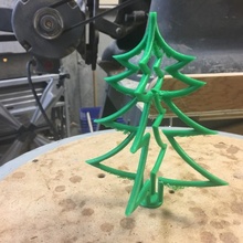 christmas tree printer test 3d print model - Mito3D