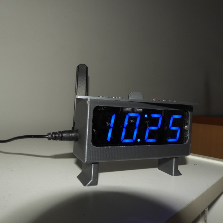 clock stand+cover 3D print model - Mito3D