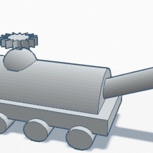tanque juguete 3d print model - Mito3D
