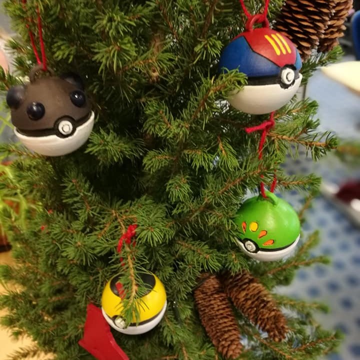 Pokémon Ornament gen 2 Garten Weihnachten 3D print model - Mito3D