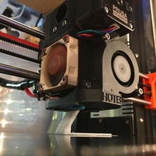 prusa i3 mk3 360 grado fan condotto concetto raffreddamento 3d print model - Mito3D