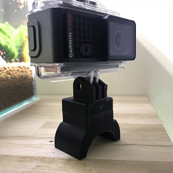 magnetic super gopro handlebar mount cycling 3D print model - Mito3D