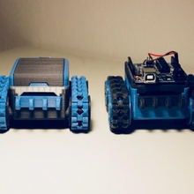 smars v4 rc carros arduino modular nano robô Marte zangão leds Andarilho módulo mod Wi fi robótica sumô uno Bluetooth neopixel UGV 3d print model - Mito3D