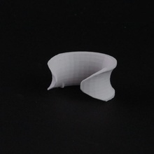 singolo pezzo ovaloid auricolare per montaggio parete gadgets elettronica concorso linus tech consigli cuffie design 3d print model - Mito3D