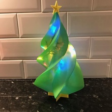 christmas star tree fun vase xmas project festive 3d print model - Mito3D