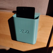 letto Telefono titolare supporto per telefono fusion360 3d print model - Mito3D