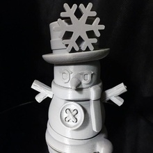 monigote nieve juguetes juegos Navidad invierno alegría snow 3d print model - Mito3D