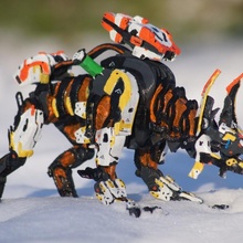 scorcher orizzonte alba congelato wilds giocattoli Giochi macchina robot stazione gioco mecha zero guerriglia 3d print model - Mito3D