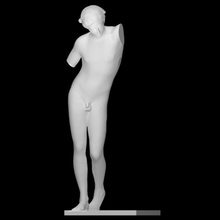 cleveland apollo scan god greece bronze male deity nude athens praxiteles attica greek mythology museum art 3d print model - Mito3D
