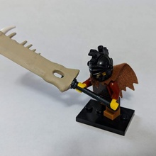 Lego canavar avcı çene bıçağı gs oyuncak video oyun 3d print model - Mito3D