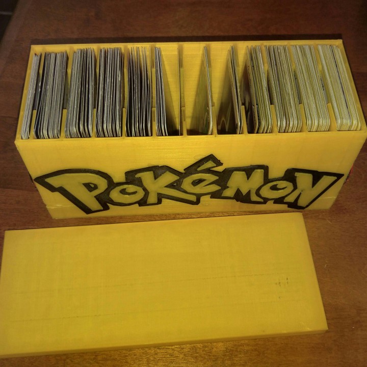 boite cartes empujar Lun pokemon carta 3D print model - Mito3D