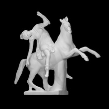 amazon cavallo scansione figura scultura statua donna dinamico 3d print model - Mito3D