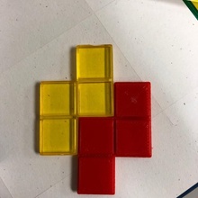blokus replacement piece yellow original game board 3d print model - Mito3D