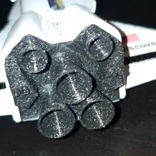 spazio navetta sostituzione posteriore motori parti giocattolo nasa Space Shuttle 3d print model - Mito3D