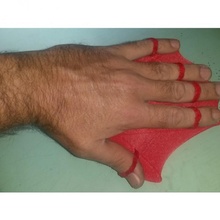 palmé main toile nager tampon swimpad 3d print model - Mito3D
