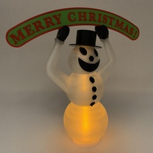 3d printed snowman tea light & garden christmas ultimaker autodesk fusion360 3d print model - Mito3D