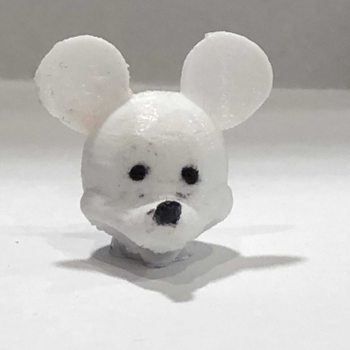 Lego Mickey fare baş miminifactory mickeymouse 3D print model - Mito3D
