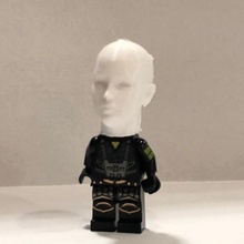 realistic lego head myminifactory 3d print model - Mito3D